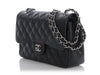 Chanel Jumbo Black Quilted Caviar Classic Double Flap