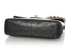 Chanel Vintage Jumbo Black Quilted Lambskin Classic Single Flap