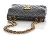 Chanel Vintage Jumbo Black Quilted Lambskin Classic Single Flap