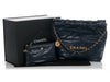 Chanel Small Navy Quilted Calfskin 22