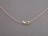 Chanel Small 18K Beige Gold Diamond N°5 Necklace