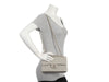 Chanel Small Light Gray Quilted Lambskin Double Flap Classic