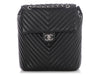 Chanel Large Black Chevron-Quilted Calfskin Urban Spirit Backpack