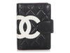 Chanel Small Black and White Cambon Ring Agenda
