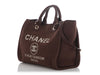 Chanel Medium Brown Deauville Shopping Tote