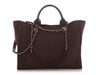 Chanel Medium Brown Deauville Shopping Tote