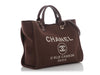 Chanel Medium Brown Deauville Shopping Tote