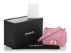Chanel Micro Mini Rose Chevron-Quilted Lambskin Boy Bag