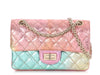 Chanel Mini Rainbow Quilted Metallic Calfskin Reissue