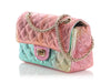 Chanel Mini Rainbow Quilted Metallic Calfskin Reissue