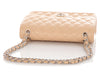 Chanel Jumbo Light Beige Quilted Caviar Classic Double Flap