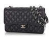 Chanel Jumbo Black Quilted Caviar Classic Double Flap
