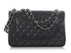Chanel Jumbo Black Quilted Caviar Classic Double Flap