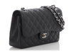 Chanel Jumbo Black Quilted Caviar Classic Double Flap