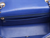 Chanel Mini Blue Quilted Lambskin Rectangular Classic
