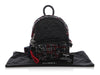 Chanel Mini Black Tweed and Satin Backpack