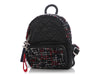 Chanel Mini Black Tweed and Satin Backpack