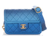 Chanel Blue Ombre Quilted Caviar Sunset on the Sea Waist Bag