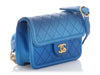 Chanel Blue Ombre Quilted Caviar Sunset on the Sea Waist Bag