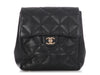 Chanel Small Black Quilted Calfskin Backpack