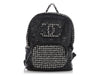 Chanel Large Black Nylon and Tweed Backpack