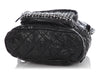 Chanel Large Black Nylon and Tweed Backpack
