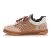 Chanel Taupe Velvet and Fleece Sneakers