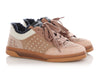 Chanel Taupe Velvet and Fleece Sneakers