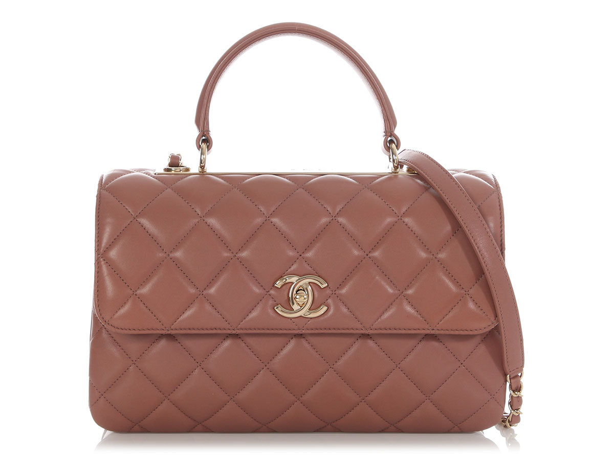 Chanel Medium Mauve Quilted Lambskin Trendy CC