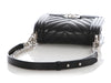 Chanel Small Black Chevron-Quilted Caviar Boy Bag