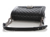 Chanel Black Old Medium Quilted Calfskin Boy Bag