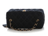 Chanel Vintage Black Jersey Vanity Case