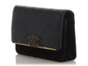 Chanel Black Quilted Caviar and Suede Leather Wallet on Chain WOC