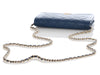 Chanel Blue Quilted Caviar Boy Wallet on Chain