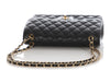 Chanel Jumbo Black Quilted Caviar Classic Double Flap