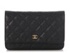 Chanel Black Quilted Caviar Wallet on Chain WOC