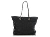 Chanel Black Quilted Caviar Tote