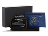 Chanel Blue Quilted Lambskin Card Holder