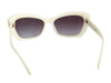 Chanel White Pearl Cat Eye Sunglasses