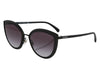 Chanel Matte Black Cat Eye Sunglasses