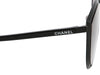 Chanel Matte Black Cat Eye Sunglasses