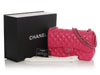 Chanel Jumbo Pink Quilted Lambskin Classic Double Flap