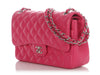Chanel Jumbo Pink Quilted Lambskin Classic Double Flap