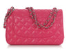 Chanel Jumbo Pink Quilted Lambskin Classic Double Flap