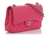 Chanel Jumbo Pink Quilted Lambskin Classic Double Flap