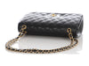 Chanel Jumbo Black Quilted Caviar Classic Double Flap