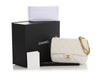 Chanel Medium White Caviar Crush Flap