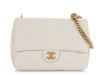 Chanel Medium White Caviar Crush Flap