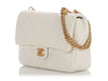 Chanel Medium White Caviar Crush Flap