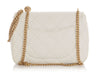 Chanel Medium White Caviar Crush Flap